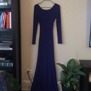 Long sleeve maxi dress